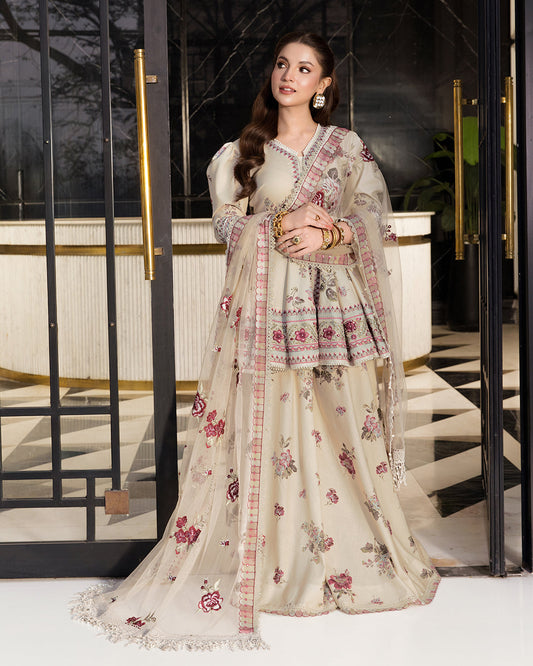 Avni Graceful Ivory Sharara Set