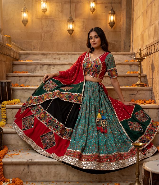 1401 MULTI LENGHA CHOLI