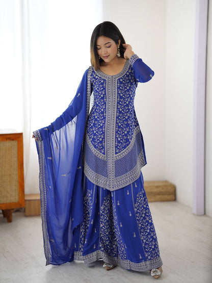Aarohi Shaded Palazzo Set