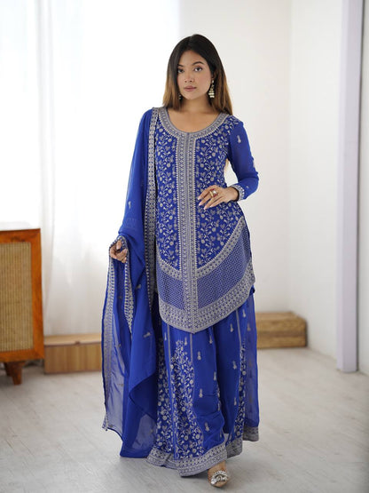 Aarohi Shaded Palazzo Set