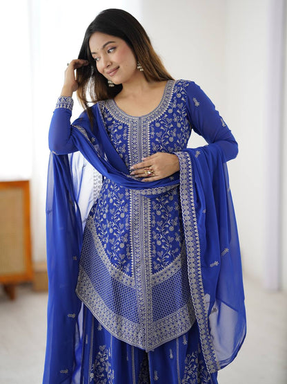 Aarohi Shaded Palazzo Set