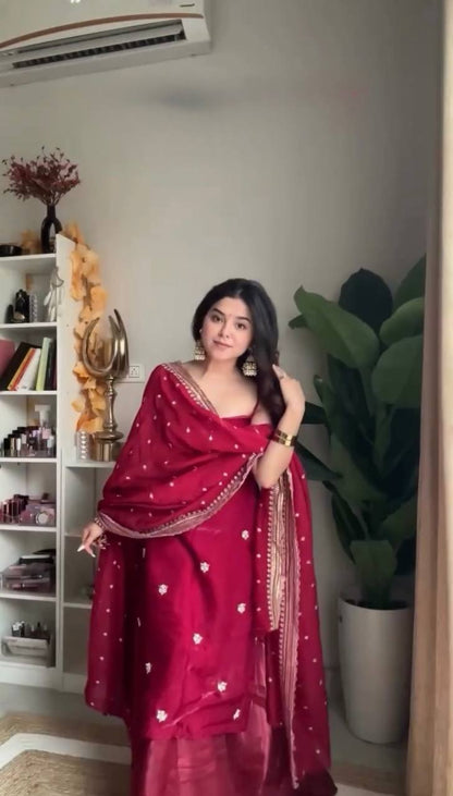 Varnika Jimi Choo Grace Palazzo Set