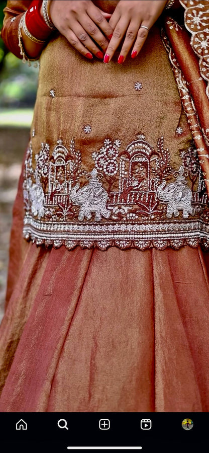 Ruhina Simmer Silk Lehenga Set