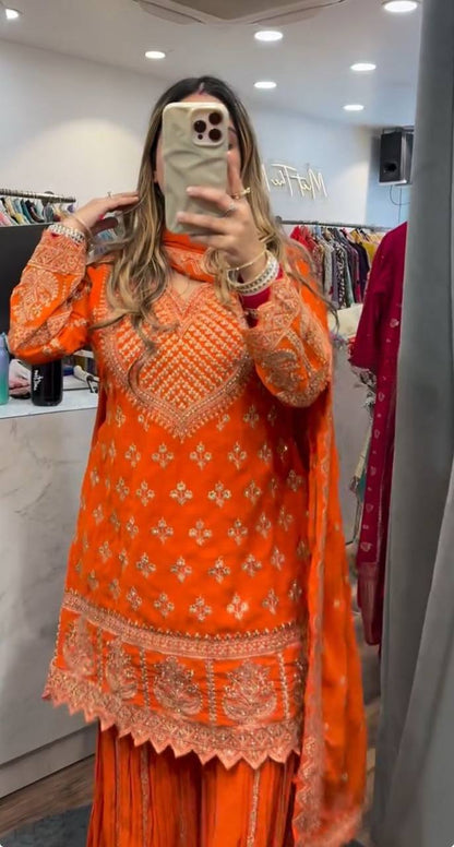 Arelina Glow Sharara Set