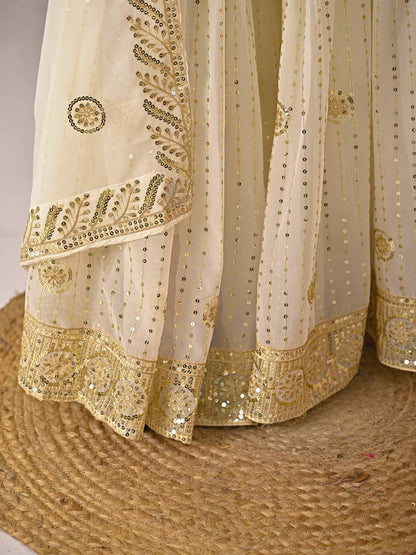 Meher Fox Georgette Sharara Set