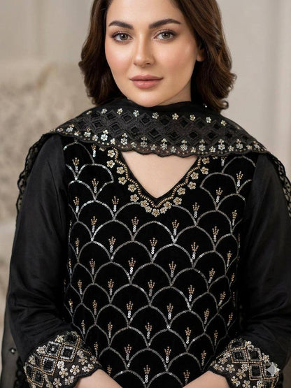 Zehra Luxe Fendy Plazzo Set