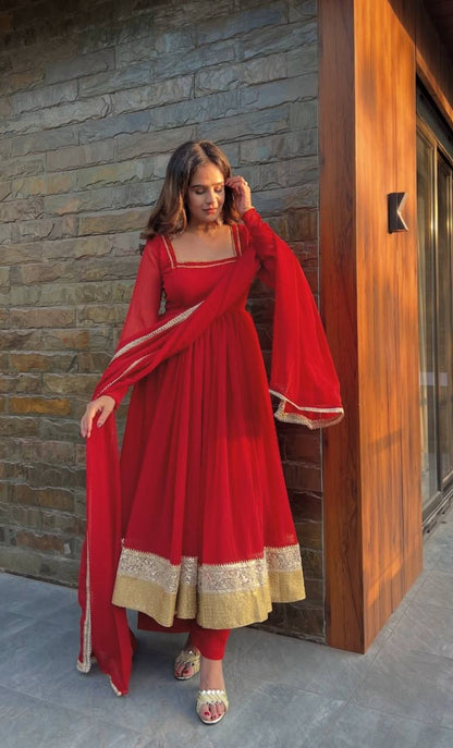 Vashnavi Vintage Anarkali Suit Set