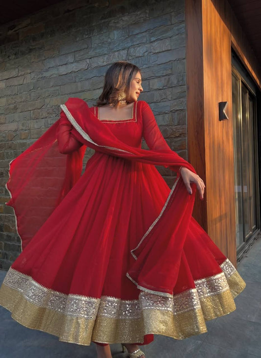 Vashnavi Vintage Anarkali Suit Set