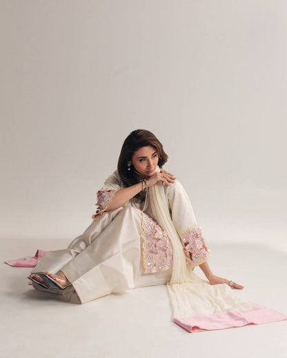 Saaniya Moti Crep Farshi Set