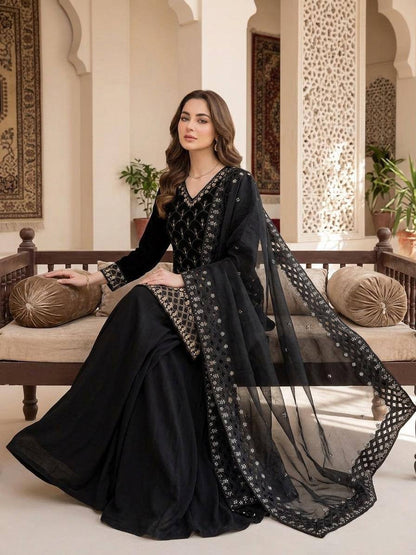 Zehra Luxe Fendy Plazzo Set