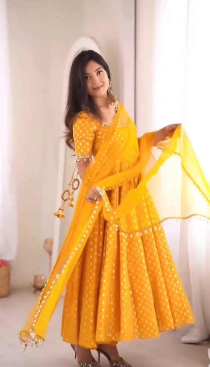 Sargun Anarkali Suit Set