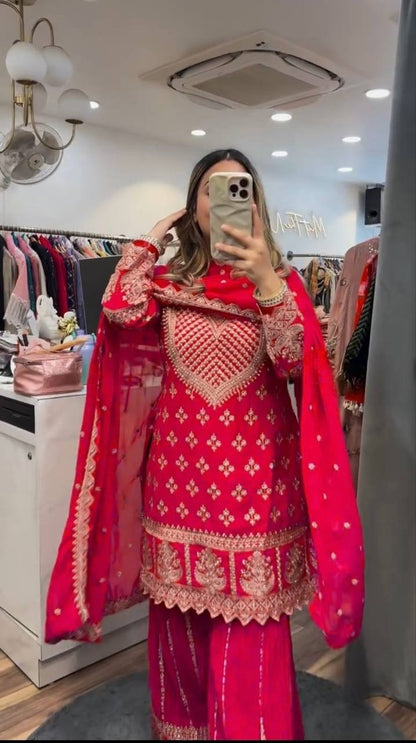 Arelina Glow Sharara Set